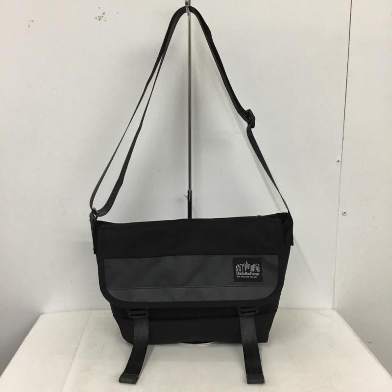 マンハッタンポーテージ Manhattan Portage メッセンジャーバッグ メッセンジャーバッグ ショルダーバッグ ロゴ、文字 黒 / ブラック / black メンズ USED 古着 中古 10158727