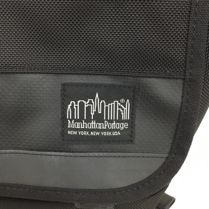 マンハッタンポーテージ Manhattan Portage メッセンジャーバッグ メッセンジャーバッグ ショルダーバッグ ロゴ、文字 黒 / ブラック / black メンズ USED 古着 中古 10158727