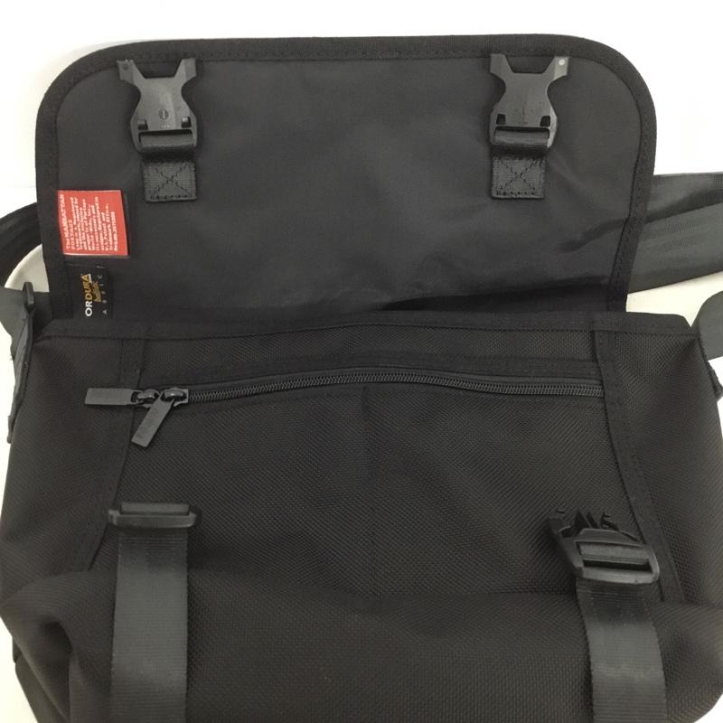 マンハッタンポーテージ Manhattan Portage メッセンジャーバッグ メッセンジャーバッグ ショルダーバッグ ロゴ、文字 黒 / ブラック / black メンズ USED 古着 中古 10158727