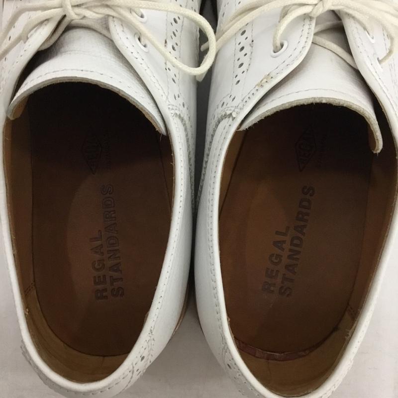 リーガル REGAL 革靴 革靴 763R ドレスシューズ 25.5 箱有 25.5cm  白 / ホワイト / white メンズ USED 古着 中古 10158735