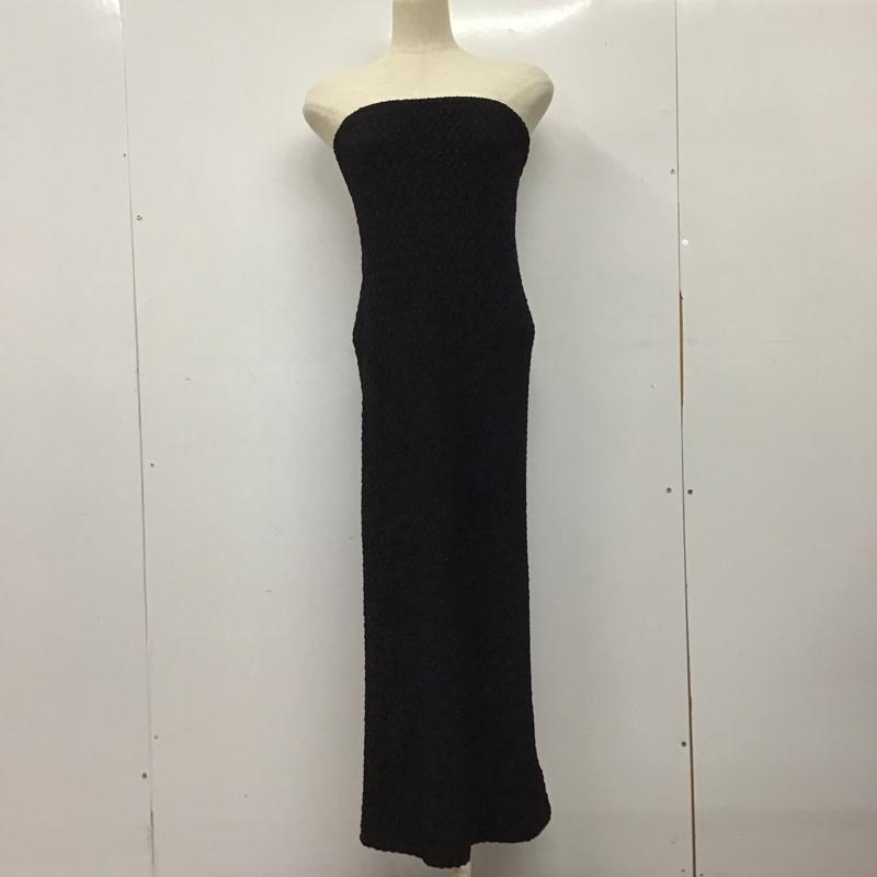 ザラ ZARA ワンピース ロングスカート ロングワンピース ノースリーブワンピース ストレッチスカート L  黒 / ブラック / black レディース USED 古着 中古 10158737