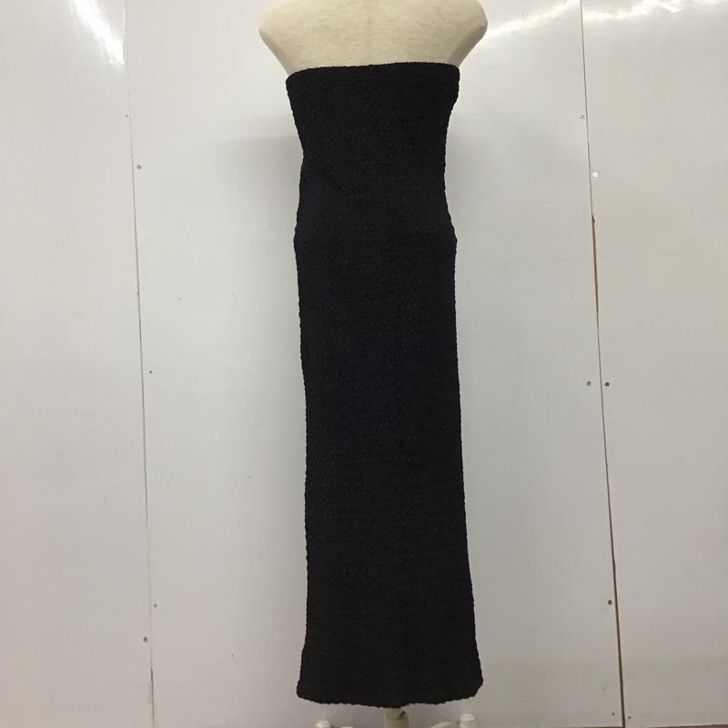 ザラ ZARA ワンピース ロングスカート ロングワンピース ノースリーブワンピース ストレッチスカート L  黒 / ブラック / black レディース USED 古着 中古 10158737
