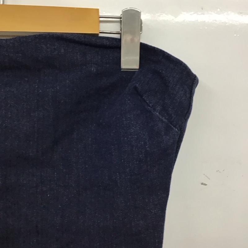 ザラ ZARA スカート ロングスカート デニムロングスカート スリットスカート カジュアルスカート XXL ダメージ加工 インディゴ / インディゴ / Indigo レディース USED 古着 中古 10158738