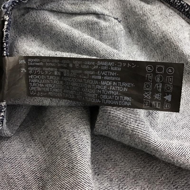 ザラ ZARA スカート ロングスカート デニムロングスカート スリットスカート カジュアルスカート XXL ダメージ加工 インディゴ / インディゴ / Indigo レディース USED 古着 中古 10158738