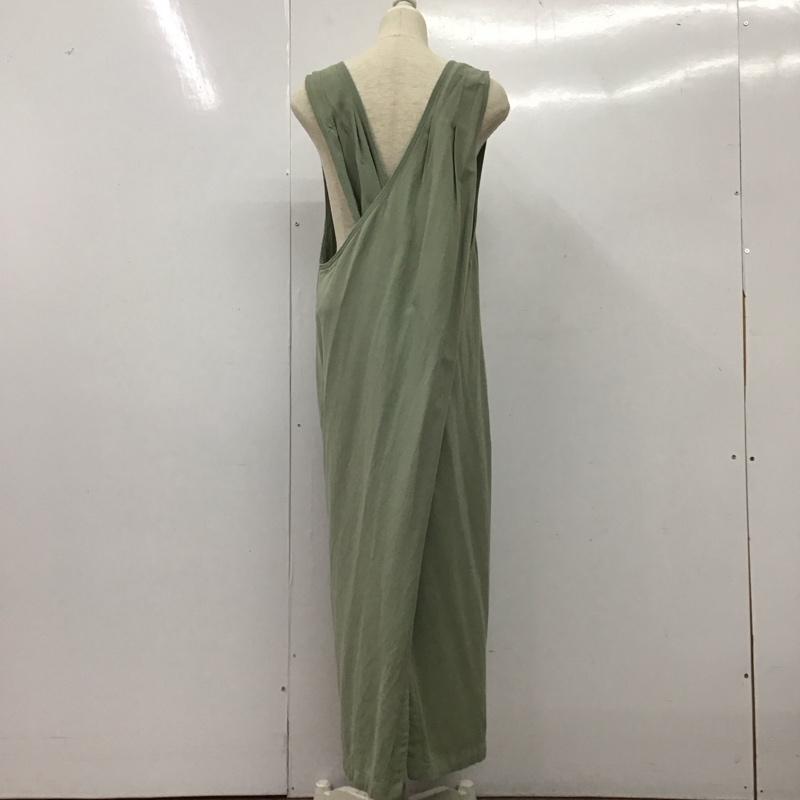 ミルクフェド MILKFED. ワンピース ロングスカート ロングワンピース ノースリーブワンピース ONE SIZE 無地 カーキ / カーキ / khaki レディース USED 古着 中古 10158740