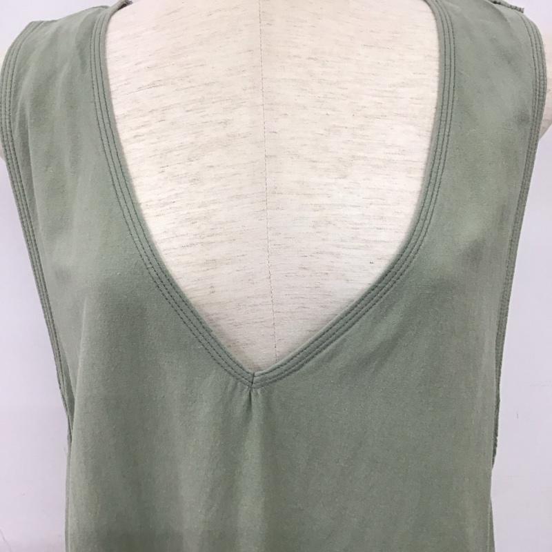 ミルクフェド MILKFED. ワンピース ロングスカート ロングワンピース ノースリーブワンピース ONE SIZE 無地 カーキ / カーキ / khaki レディース USED 古着 中古 10158740