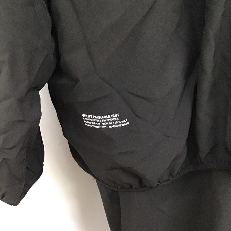 フレッシュサービス FreshService セットアップ セットアップ fsw-23-st-153 セットアップ ジップアップジャケット ワイドパンツ 2点セット M ロゴ、文字 黒 / ブラック / black メンズ USED 古着 中古 10158742