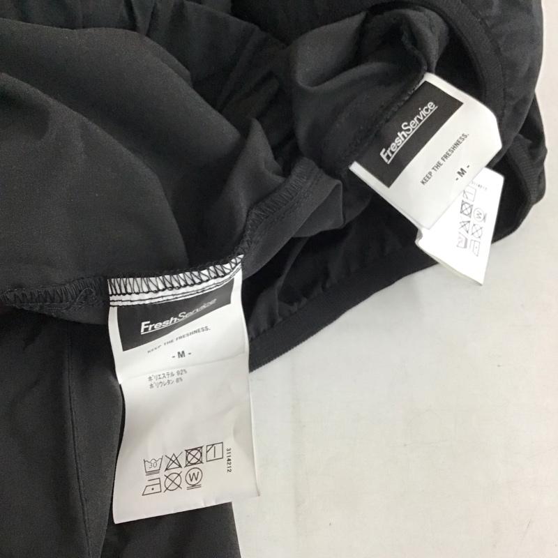 フレッシュサービス FreshService セットアップ セットアップ fsw-23-st-153 セットアップ ジップアップジャケット ワイドパンツ 2点セット M ロゴ、文字 黒 / ブラック / black メンズ USED 古着 中古 10158742