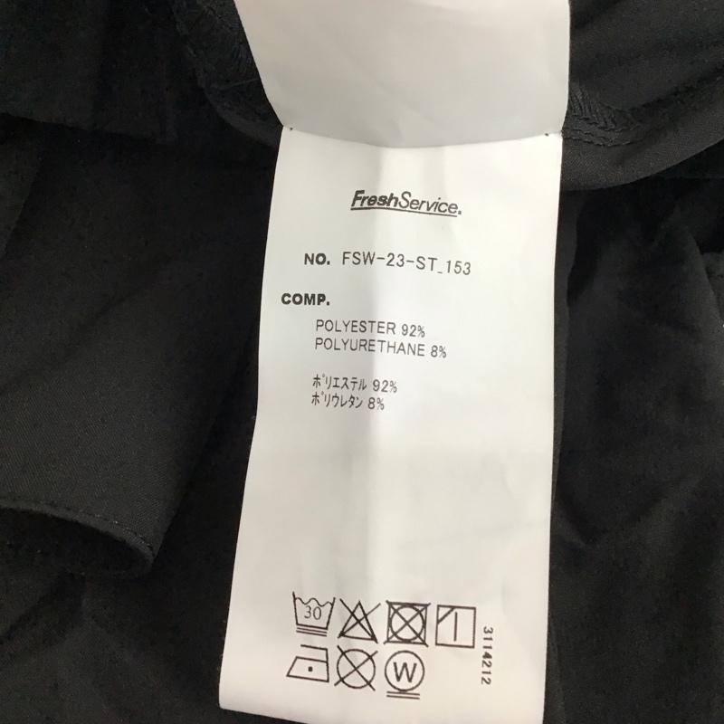 フレッシュサービス FreshService セットアップ セットアップ fsw-23-st-153 セットアップ ジップアップジャケット ワイドパンツ 2点セット M ロゴ、文字 黒 / ブラック / black メンズ USED 古着 中古 10158742