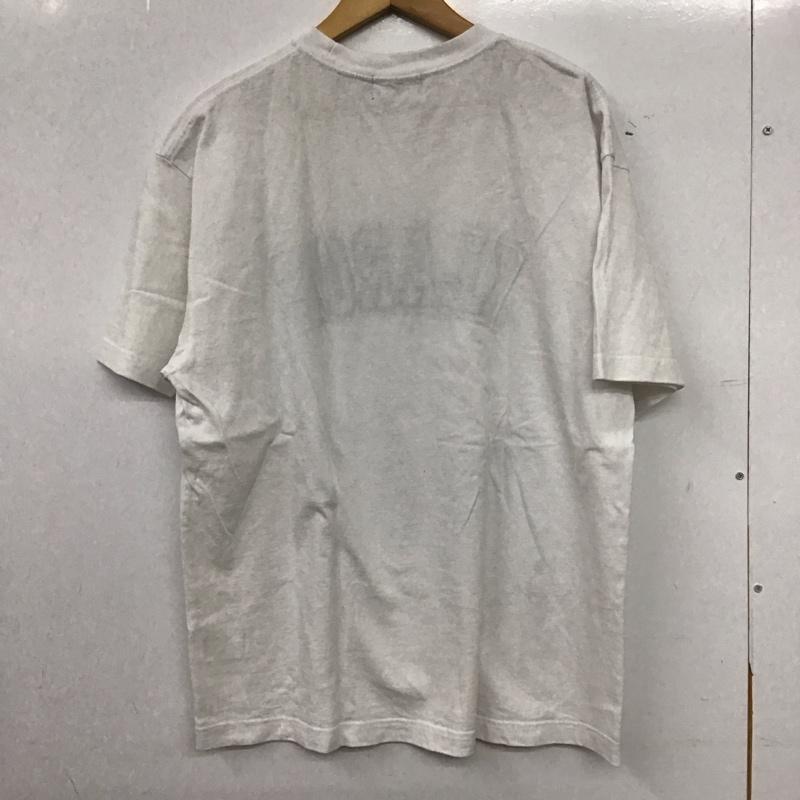 エクストララージ XLARGE Tシャツ 半袖 半袖カットソー プリントTシャツ クルーネックカットソー L プリント 白 / ホワイト / white メンズ USED 古着 中古 10158746