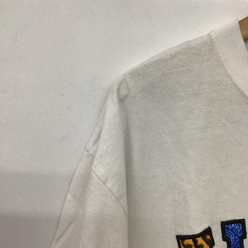 エクストララージ XLARGE Tシャツ 半袖 半袖カットソー プリントTシャツ クルーネックカットソー L プリント 白 / ホワイト / white メンズ USED 古着 中古 10158746