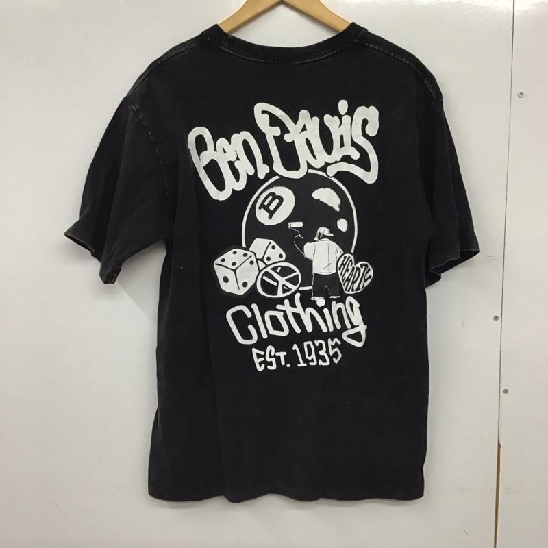 ベンデイビス BEN DAVIS Tシャツ 半袖 半袖カットソー プリントTシャツ クルーネックカットソー M プリント ダークグレー / ダークグレー / メンズ USED 古着 中古 10158749