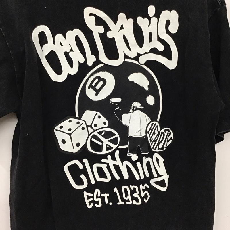 ベンデイビス BEN DAVIS Tシャツ 半袖 半袖カットソー プリントTシャツ クルーネックカットソー M プリント ダークグレー / ダークグレー / メンズ USED 古着 中古 10158749
