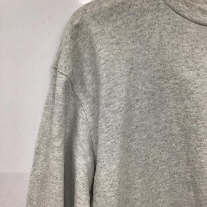 カーハート Carhartt カットソー 長袖 長袖カットソー プリントカットソー クルーネック L ロゴ、文字 灰 / グレー / gray メンズ USED 古着 中古 10158750