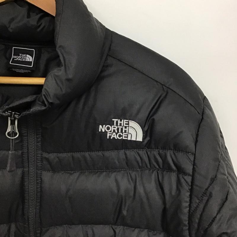 ザノースフェイス THE NORTH FACE ジャケット、上着 ジャンパー、ブルゾン ジップアップジャケット ダウンジャケット アウター M ロゴ、文字 ダークグレー / ダークグレー / メンズ USED 古着 中古 10158758