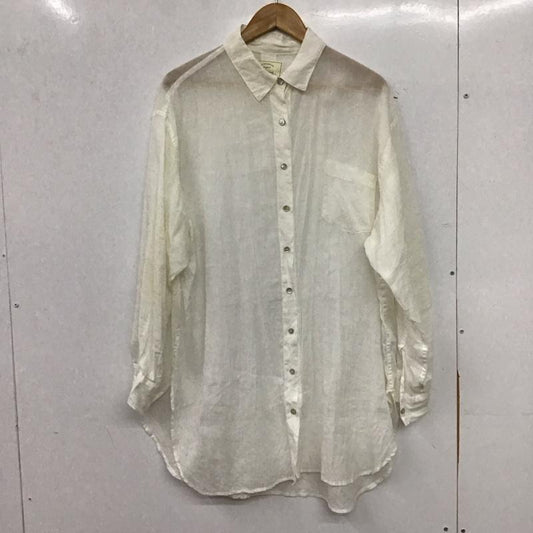 アングリッド Ungrid シャツ、ブラウス 長袖 111920413801 シアールーズシャツ FREE 無地 白 / ホワイト / white レディース USED 古着 中古 10158759