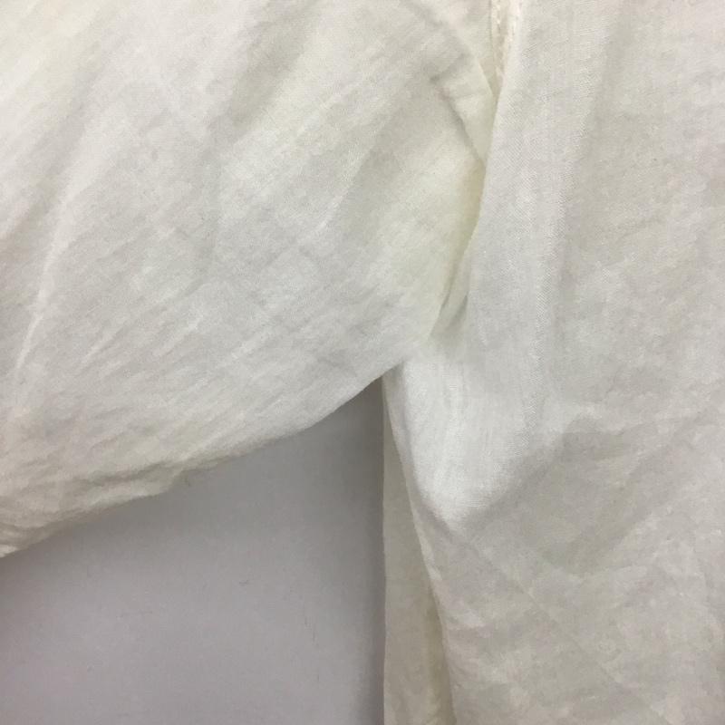 アングリッド Ungrid シャツ、ブラウス 長袖 111920413801 シアールーズシャツ FREE 無地 白 / ホワイト / white レディース USED 古着 中古 10158759