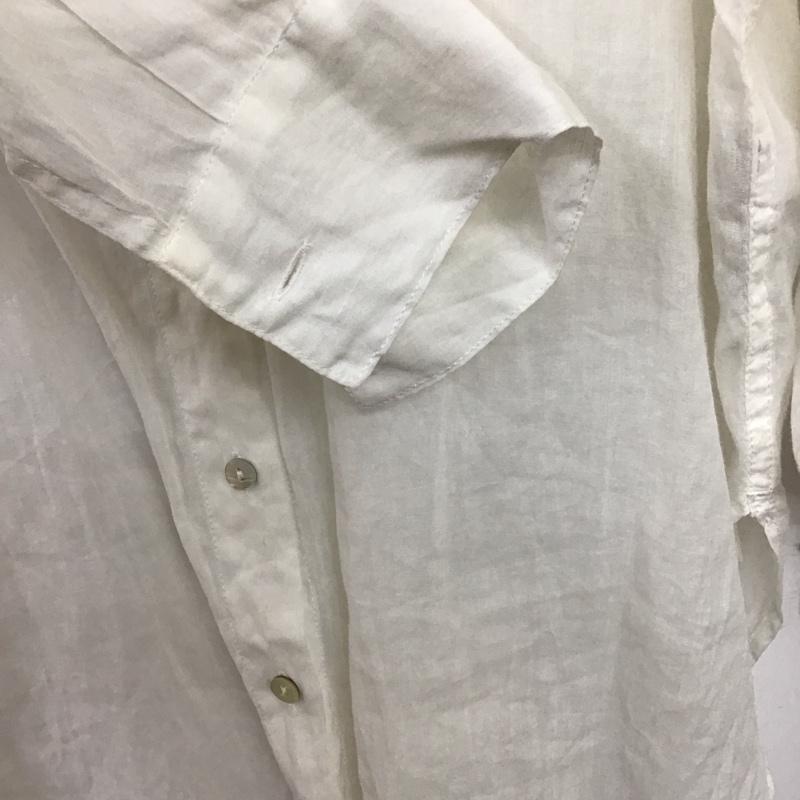アングリッド Ungrid シャツ、ブラウス 長袖 111920413801 シアールーズシャツ FREE 無地 白 / ホワイト / white レディース USED 古着 中古 10158759