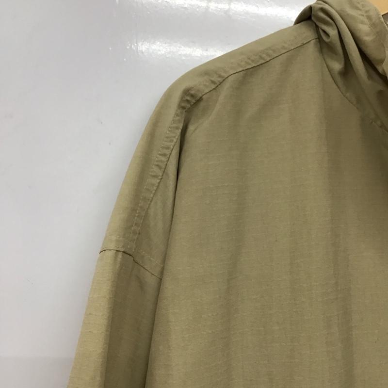 古着 USED ジャケット、上着 ジャンパー、ブルゾン ジップアップジャケット アウター 古着 XL ロゴ、文字 ベージュ / ベージュ / beige メンズ USED 古着 中古 10158760