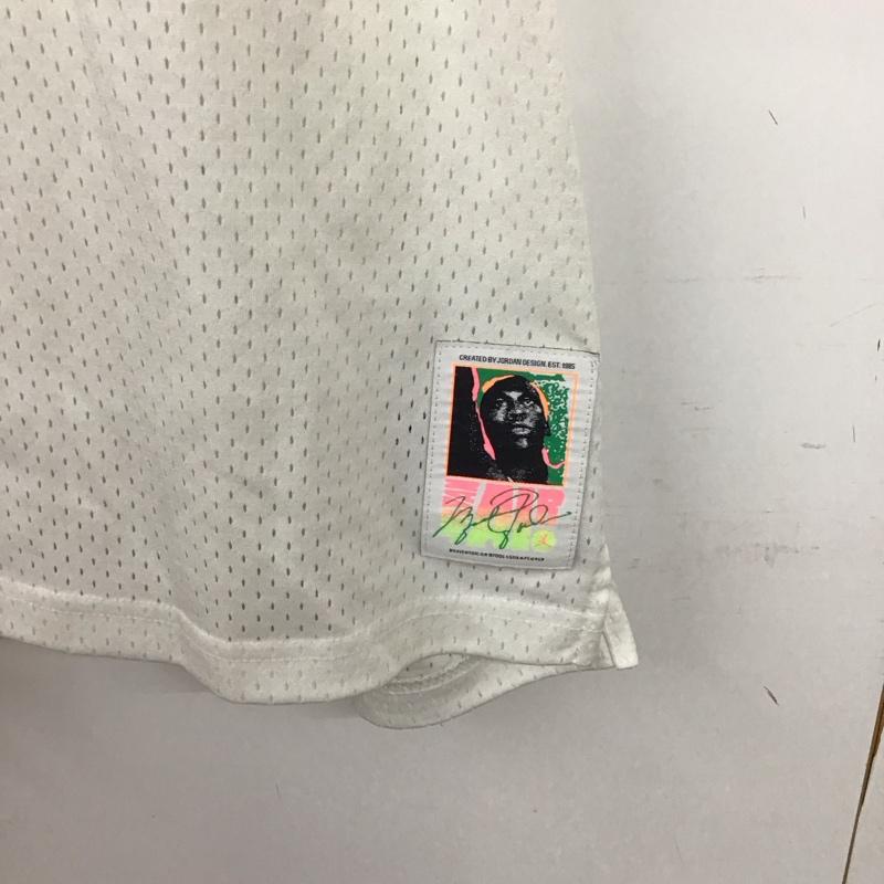 エアジョーダン AIR JORDAN タンクトップ タンクトップ タンクトップ ノースリーブカットソー クルーネック XL ロゴ、文字 白 / ホワイト / white メンズ USED 古着 中古 10158762