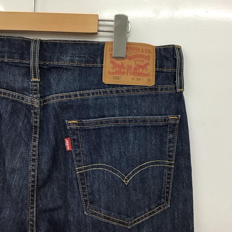 リーバイストラウスアンドコー Levi Strauss & co. パンツ デニム、ジーンズ デニムパンツ スリムパンツ カジュアルパンツ ストレッチパンツ 34インチ 無地 インディゴ / インディゴ / Indigo メンズ USED 古着 中古 10158764
