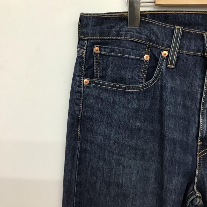 リーバイストラウスアンドコー Levi Strauss & co. パンツ デニム、ジーンズ デニムパンツ スリムパンツ カジュアルパンツ ストレッチパンツ 34インチ 無地 インディゴ / インディゴ / Indigo メンズ USED 古着 中古 10158764