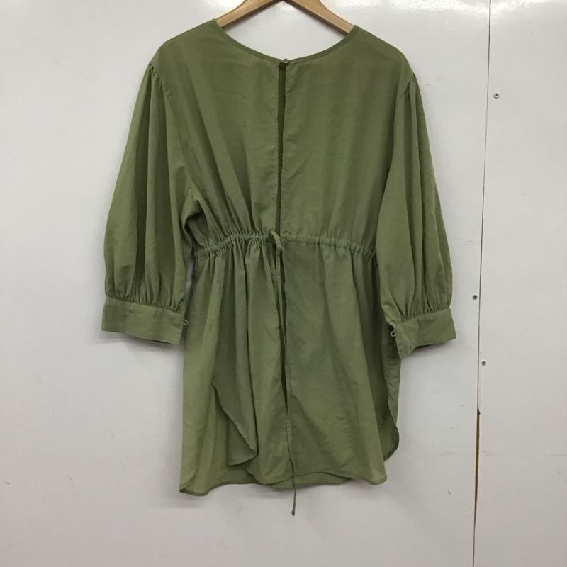 レプシィム LEPSIM シャツ、ブラウス 長袖 LP062194AD FREE 無地 薄緑 / ライトグリーン / レディース USED 古着 中古 10158767