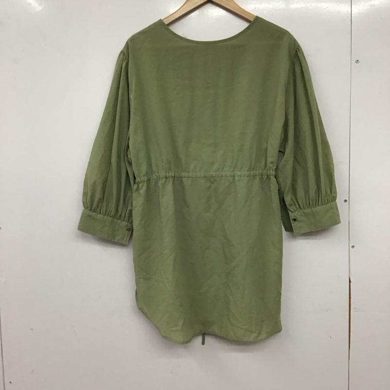 レプシィム LEPSIM シャツ、ブラウス 長袖 LP062194AD FREE 無地 薄緑 / ライトグリーン / レディース USED 古着 中古 10158767