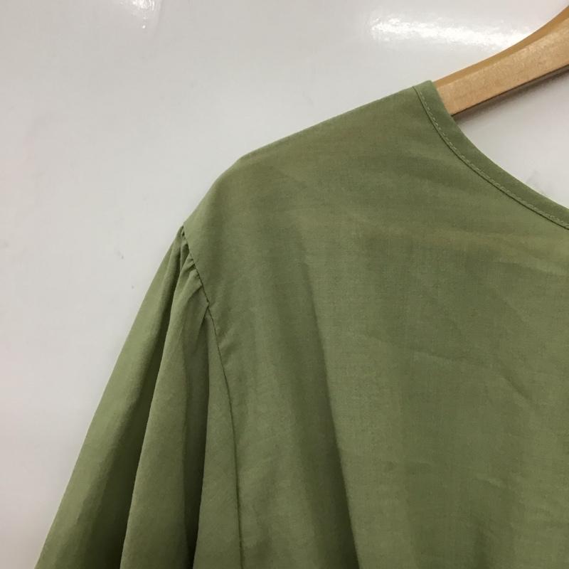 レプシィム LEPSIM シャツ、ブラウス 長袖 LP062194AD FREE 無地 薄緑 / ライトグリーン / レディース USED 古着 中古 10158767
