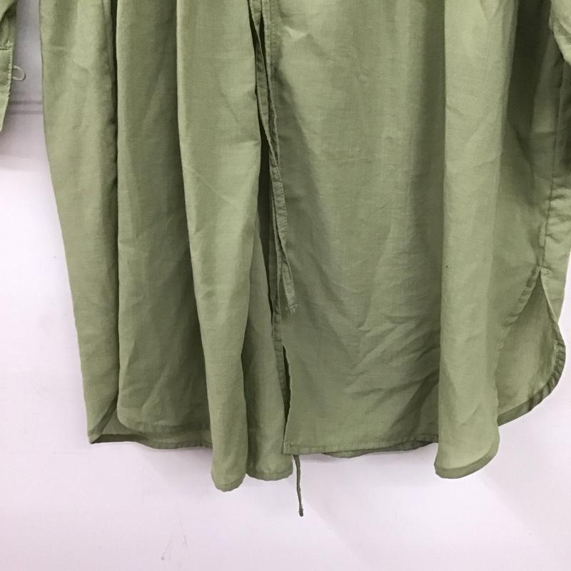 レプシィム LEPSIM シャツ、ブラウス 長袖 LP062194AD FREE 無地 薄緑 / ライトグリーン / レディース USED 古着 中古 10158767