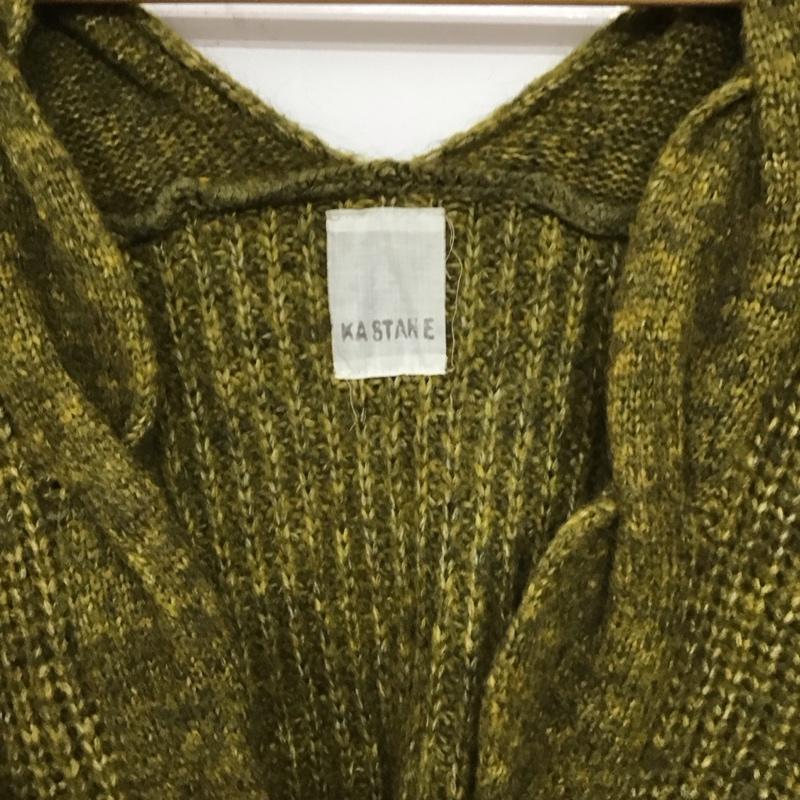 カスタネ Kastane ニット、セーター 長袖 KAZ1002305A0006 FREE 無地 カーキ / カーキ / khaki レディース USED 古着 中古 10158770