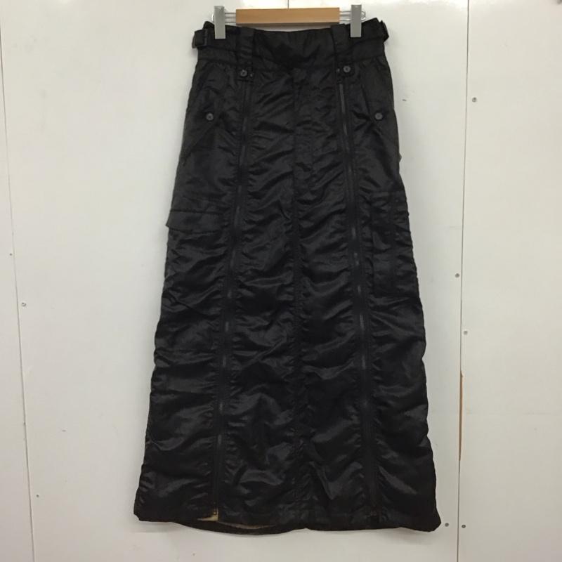 サブレーションズ SUBLATIONS スカート ロングスカート s121522 カーゴロングスカート 2 無地 黒 / ブラック / black レディース USED 古着 中古 10158772