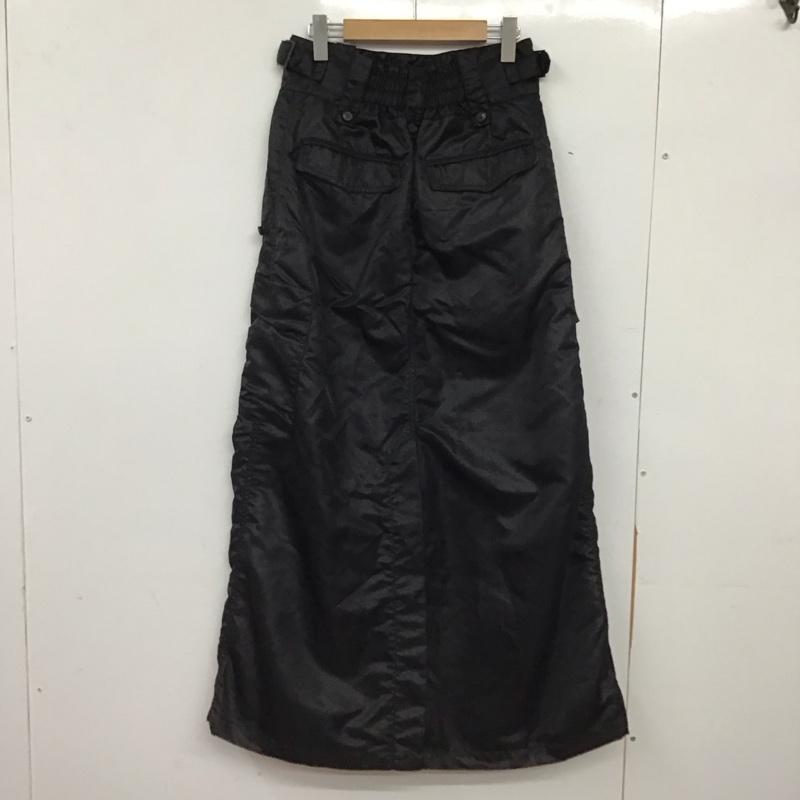 サブレーションズ SUBLATIONS スカート ロングスカート s121522 カーゴロングスカート 2 無地 黒 / ブラック / black レディース USED 古着 中古 10158772