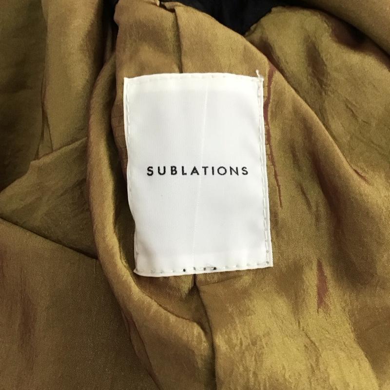 サブレーションズ SUBLATIONS スカート ロングスカート s121522 カーゴロングスカート 2 無地 黒 / ブラック / black レディース USED 古着 中古 10158772