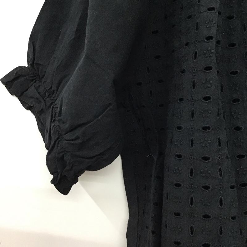 エヘカソポ ehka sopo カットソー 半袖 FREE 無地 黒 / ブラック / black レディース USED 古着 中古 10158773