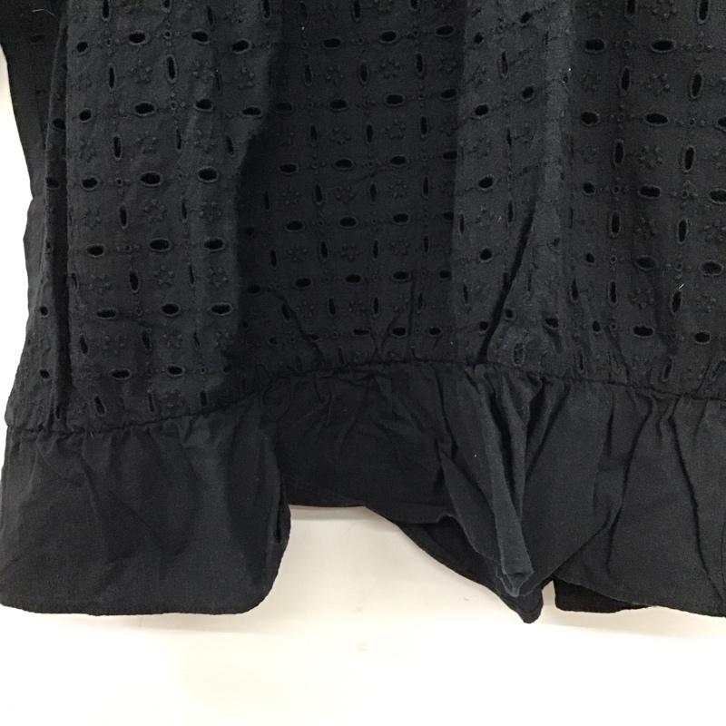 エヘカソポ ehka sopo カットソー 半袖 FREE 無地 黒 / ブラック / black レディース USED 古着 中古 10158773