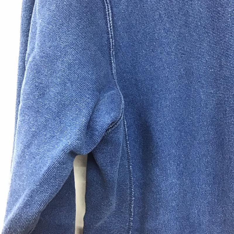 チャンピオン Campion パーカー 長袖 S 無地 青 / ブルー / blue メンズ USED 古着 中古 10158774