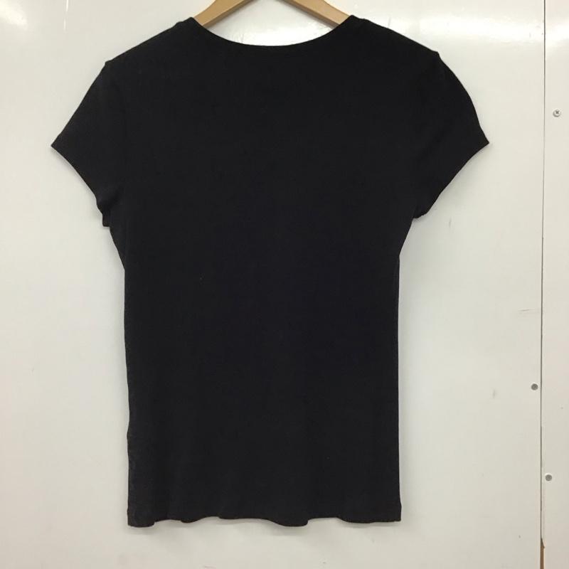 トミーヒルフィガー TOMMY HILFIGER Tシャツ 半袖 M 無地 黒 / ブラック / black レディース USED 古着 中古 10158776