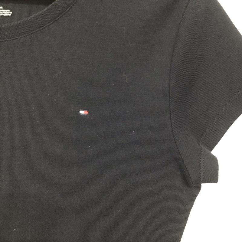 トミーヒルフィガー TOMMY HILFIGER Tシャツ 半袖 M 無地 黒 / ブラック / black レディース USED 古着 中古 10158776