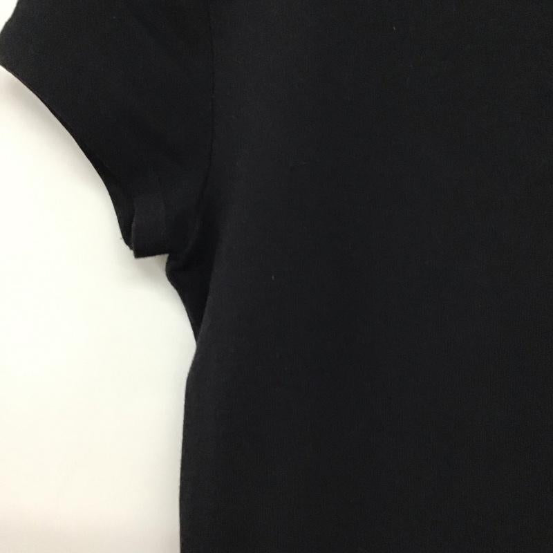 トミーヒルフィガー TOMMY HILFIGER Tシャツ 半袖 M 無地 黒 / ブラック / black レディース USED 古着 中古 10158776