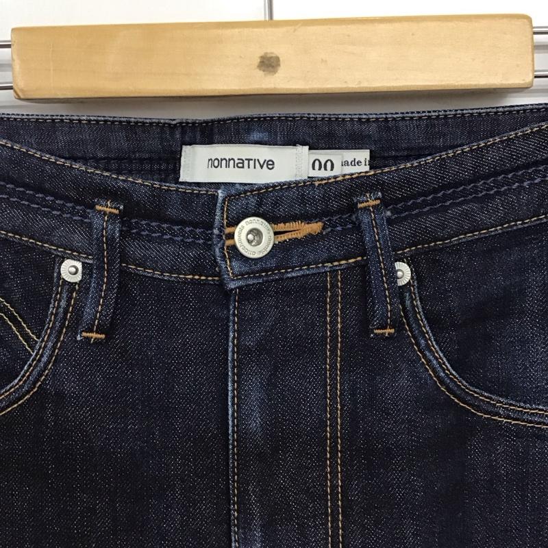 ノンネイティブ nonnative パンツ デニム、ジーンズ デニムパンツ スリムパンツ カジュアルパンツ 無地 インディゴ / インディゴ / Indigo メンズ USED 古着 中古 10158779
