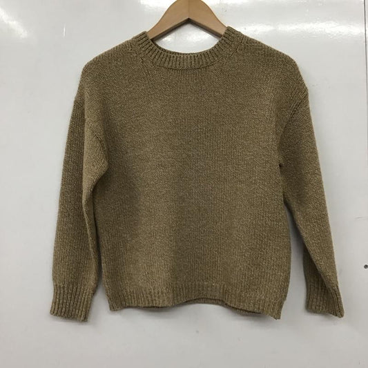 スタディオクリップ studio CLIP ニット、セーター 長袖 M 無地 茶 / ブラウン / brown レディース USED 古着 中古 10158780
