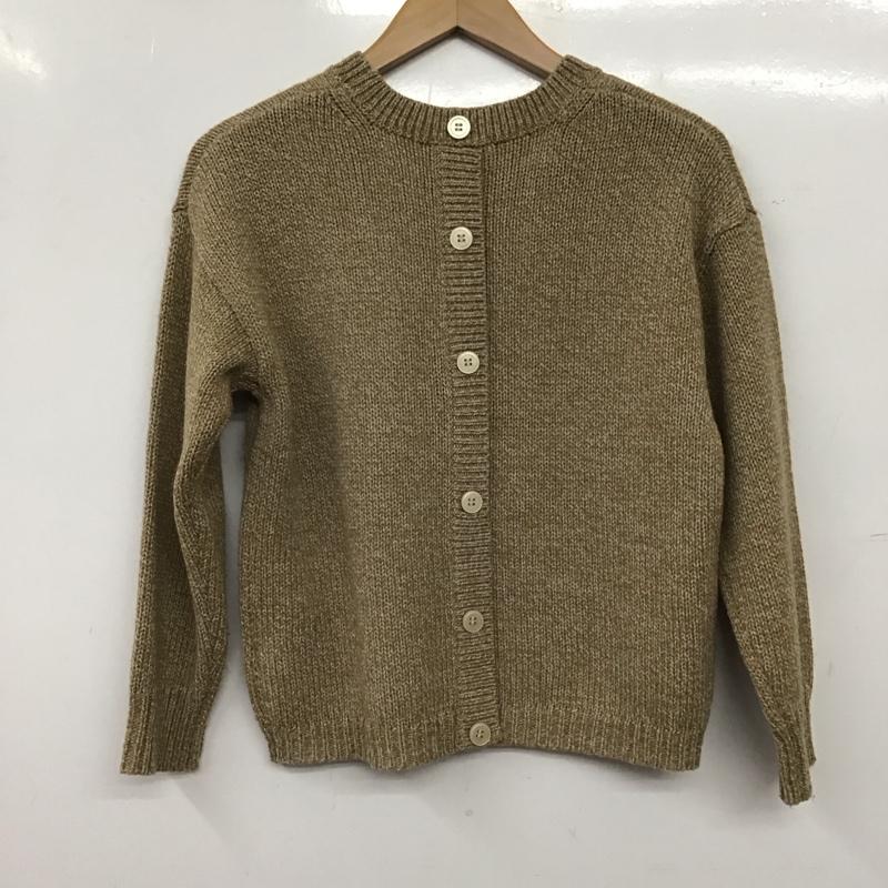 スタディオクリップ studio CLIP ニット、セーター 長袖 M 無地 茶 / ブラウン / brown レディース USED 古着 中古 10158780