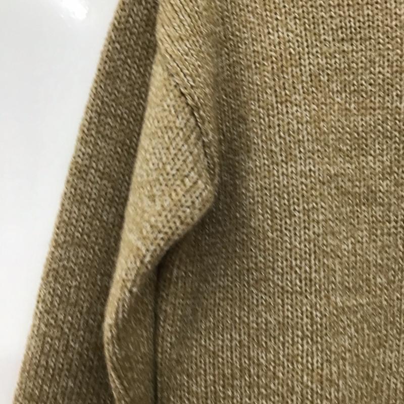 スタディオクリップ studio CLIP ニット、セーター 長袖 M 無地 茶 / ブラウン / brown レディース USED 古着 中古 10158780