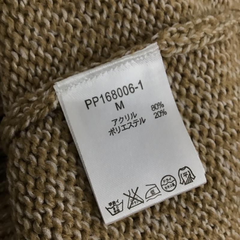 スタディオクリップ studio CLIP ニット、セーター 長袖 M 無地 茶 / ブラウン / brown レディース USED 古着 中古 10158780