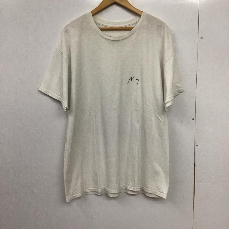アンセルム ANCELLM Tシャツ 半袖 半袖カットソー プリントTシャツ クルーネックカットソー ロゴ、文字 白 / ホワイト / white メンズ USED 古着 中古 10158784