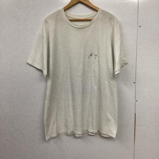アンセルム ANCELLM Tシャツ 半袖 半袖カットソー プリントTシャツ クルーネックカットソー ロゴ、文字 白 / ホワイト / white メンズ USED 古着 中古 10158784