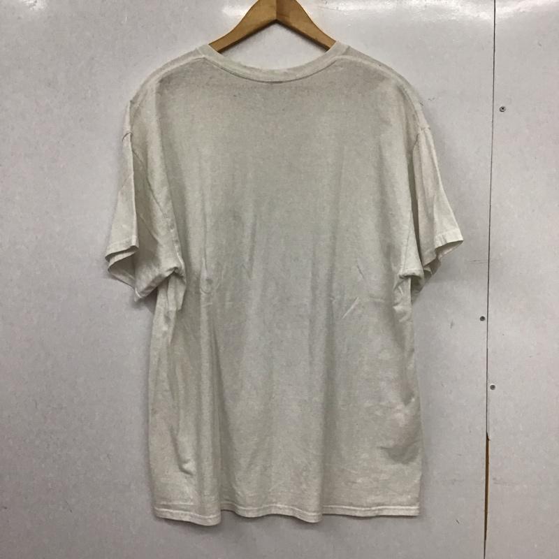 アンセルム ANCELLM Tシャツ 半袖 半袖カットソー プリントTシャツ クルーネックカットソー ロゴ、文字 白 / ホワイト / white メンズ USED 古着 中古 10158784