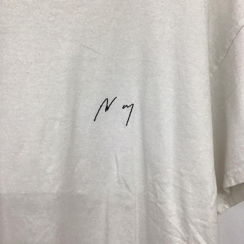アンセルム ANCELLM Tシャツ 半袖 半袖カットソー プリントTシャツ クルーネックカットソー ロゴ、文字 白 / ホワイト / white メンズ USED 古着 中古 10158784