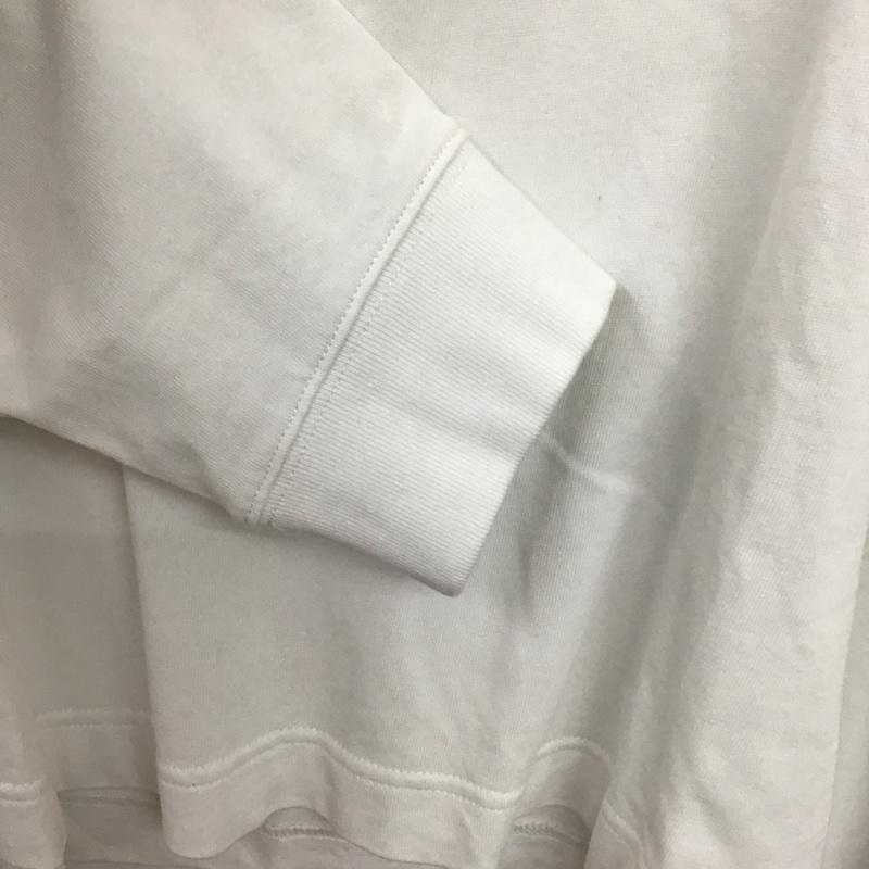 ナイキ NIKE カットソー 長袖 長袖カットソー プリントカットソー クルーネック XS ロゴ、文字 白 / ホワイト / white メンズ USED 古着 中古 10158786